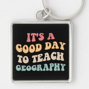 Het Is Een Goede Dag Om Geografie Te Doceren II Sleutelhanger