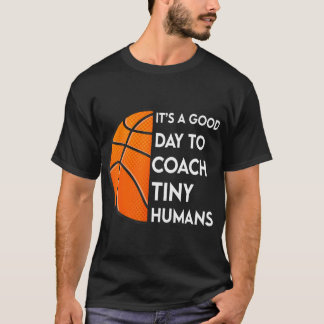 Het is een goede dag om kleine mensen basketbal Ki T-shirt