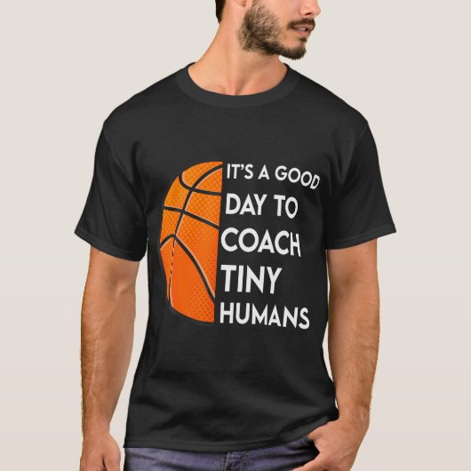 Het is een goede dag om kleine mensen basketbal Ki T-shirt (Voorkant)