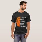 Het is een goede dag om kleine mensen basketbal Ki T-shirt (Voorkant volledig)