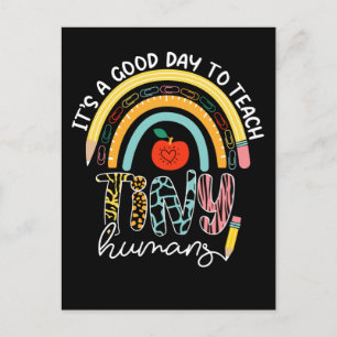 Het is een goede dag om kleine mensen te leren ken briefkaart