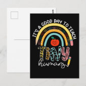 Het is een goede dag om kleine mensen te leren ken briefkaart (Voorkant / Achterkant)