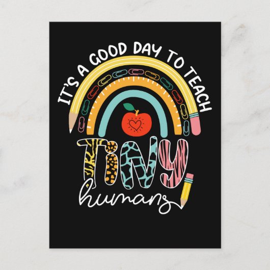 Het is een goede dag om kleine mensen te leren ken briefkaart (Voorkant)