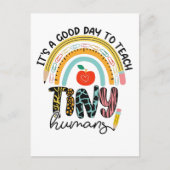 Het is een goede dag om kleine mensen te leren ken briefkaart (Voorkant)