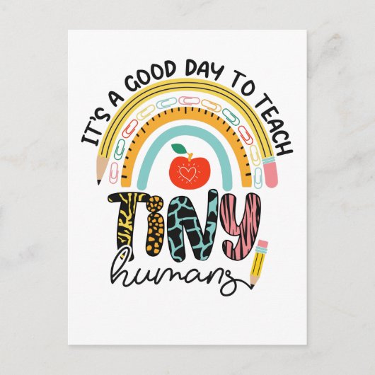 Het is een goede dag om kleine mensen te leren ken briefkaart (Voorkant)