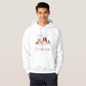 Het is een goede dag om kleine mensen te onderwijz hoodie (Voorkant volledig)
