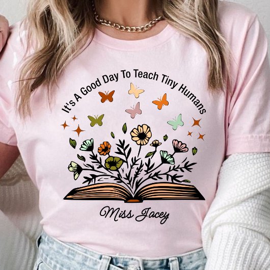 Het is een goede dag om kleine mensen te onderwijz t-shirt