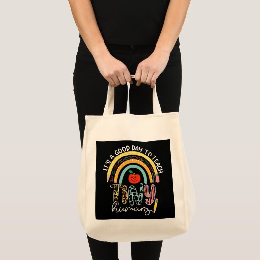 Het Is Een Goede Dag Om Kleine Mensen Te Onderwijz Tote Bag (Voorkant (product))