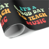 Het is een goede dag om muziek te leren cadeaupapier (Rol Hoek)