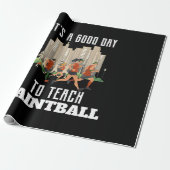 Het Is Een Goede Dag Om Paintball Te Leren Cadeaupapier (Uitgerold)