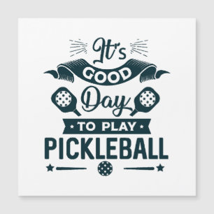 Het is een goede dag om Pickleball te spelen