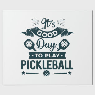 Het is een goede dag om Pickleball te spelen Cadeaupapier