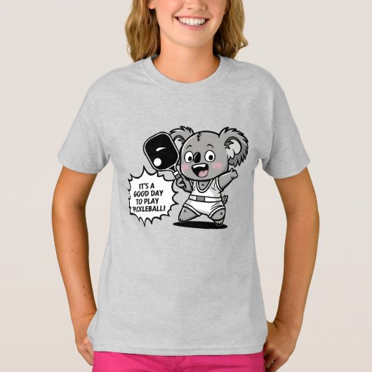 Het is een goede dag om Pickleball te spelen T-shirt (Voorkant)