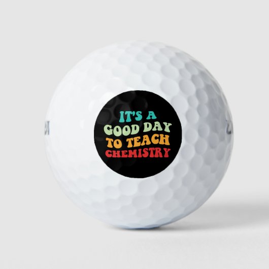 Het is een goede dag om scheikunde te leren golfballen (Voorkant)