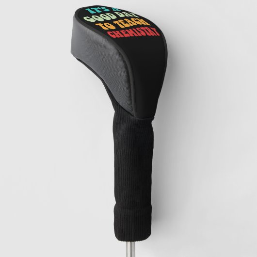 Het is een goede dag om scheikunde te leren golfheadcover (Schuin)
