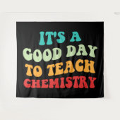 Het is een goede dag om scheikunde te leren wandkleed (Voorkant (horizontaal))