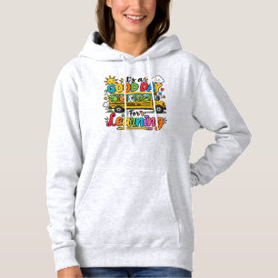 Het Is Een Goede Dag Om Schoolbuskinderen Te Leren Hoodie