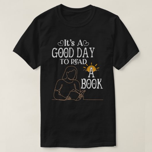 Het is een goede dag om Shirt te lezen, boekenacht (Design voorkant)