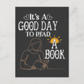 Het is een goede dag om Shirt te lezen, boekenacht Briefkaart (Voorkant)