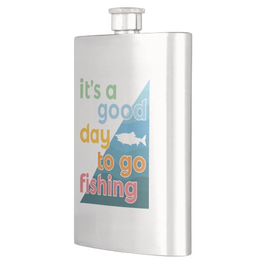 Het is een goede dag om te gaan vissen flacon (Links)