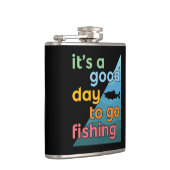 Het is een goede dag om te gaan vissen heupfles (Rechts)