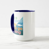 Het is een goede dag om te gaan vissen mok (Voorkant links)