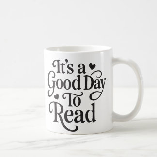 Het is een goede dag om te lezen – knus lezen en b koffiemok