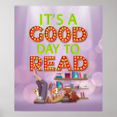 Het is een goede dag om te lezen Modern Jeugd Poster (Voorkant)