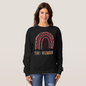 Het is een goede dag om Tiny Humans Boho Rainbow t Trui (Voorkant volledig)