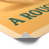 Het is een goede dag om van een ruwe collie te hou poster (Hoek)