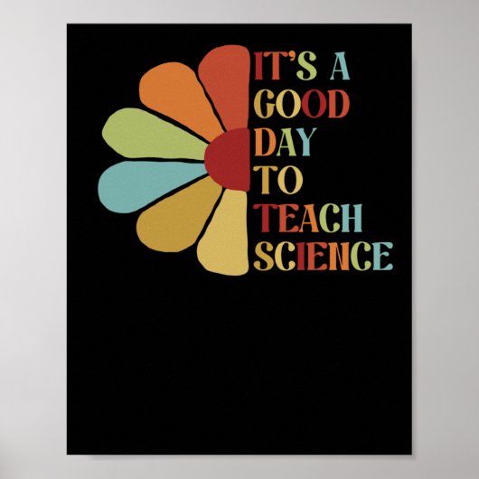 Het is een goede dag om wetenschap te leren. poster (Voorkant)