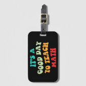 Het is een goede dag om Wiskunde I te leren Bagagelabel (Voorkant (verticaal))