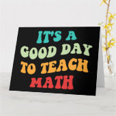 Het is een goede dag om Wiskunde I te leren Kaart (Gele Bloem)