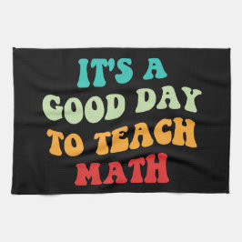 Het is een goede dag om Wiskunde I te leren Theedoek
