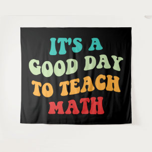 Het is een goede dag om Wiskunde I te leren Wandkleed