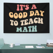 Het Is Een Goede Dag Om Wiskunde II Te Doceren Spandoek (Beurs)