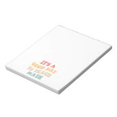 Het is een goede dag om Wiskunde II te onderwijzen Notitieblok (Linkerzijde)