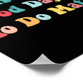 Het is een goede dag om Wiskunde leraren vrouwen K Poster (Hoek)