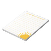 Het is een goede dag-positiviteitsprijs om Lijst t Notitieblok (Linkerzijde)