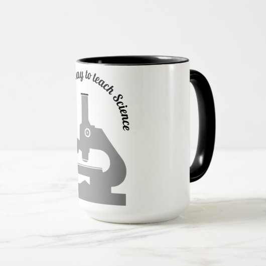 Het is een goede dag voor de wetenschap mok (Voorkant rechts)
