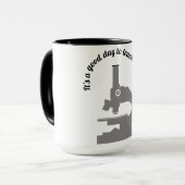 Het is een goede dag voor de wetenschap mok (Voorkant links)