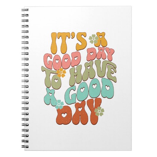 Het is een goede dag voor een goede dag notitieboek (Voorkant)
