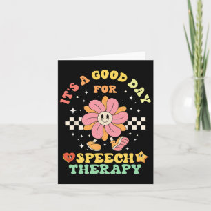 Het is een goede dag voor spraaktherapie kaart