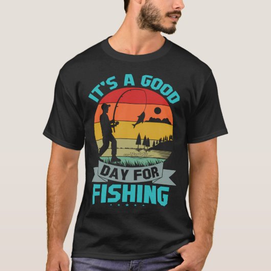 Het is een goede dag voor visontwerp t-shirt (Voorkant)