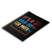 Het is een goede dag voor Wiskunde cadeau voor een Notitieboek (Linkerzijde)
