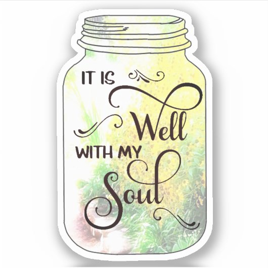 Het is een goede dappere jar sticker (Voorkant)