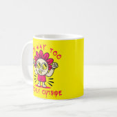 HET IS EEN GOEDE MANIER OM BUITENLANDSE grappige V Koffiemok (Voorkant links)