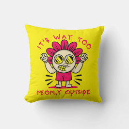 HET IS EEN GOEDE MANIER OM BUITENLANDSE grappige V Kussen