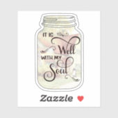 Het is een goede sticker voor een pot voor een lan (Vel)