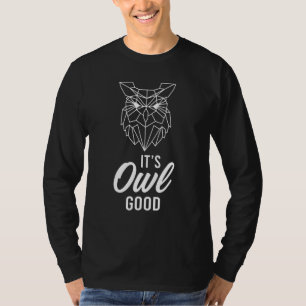 Het is een goede vogelaar Eagle Art Cool Owner Owl T-shirt